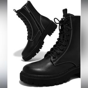 Black Combat Boots
